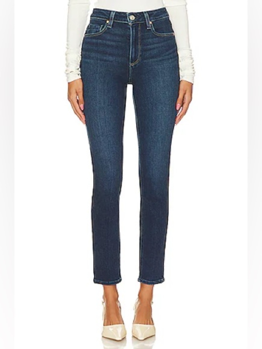PAIGE Gemma high rise skinny jeans in Sketchbook